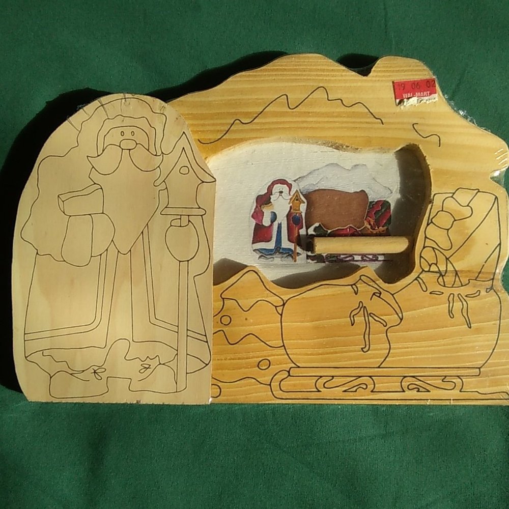 Craft Set of 5 Ready to Paint Christmas Photo Frames